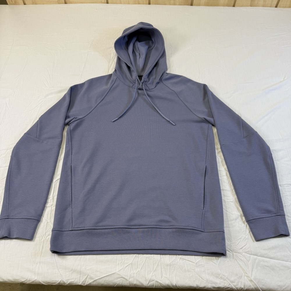 LULU LEMON Cropped Stretch Hoodie Top Gray Womens Small**. Comfort Design Detail - Picture 4 of 16